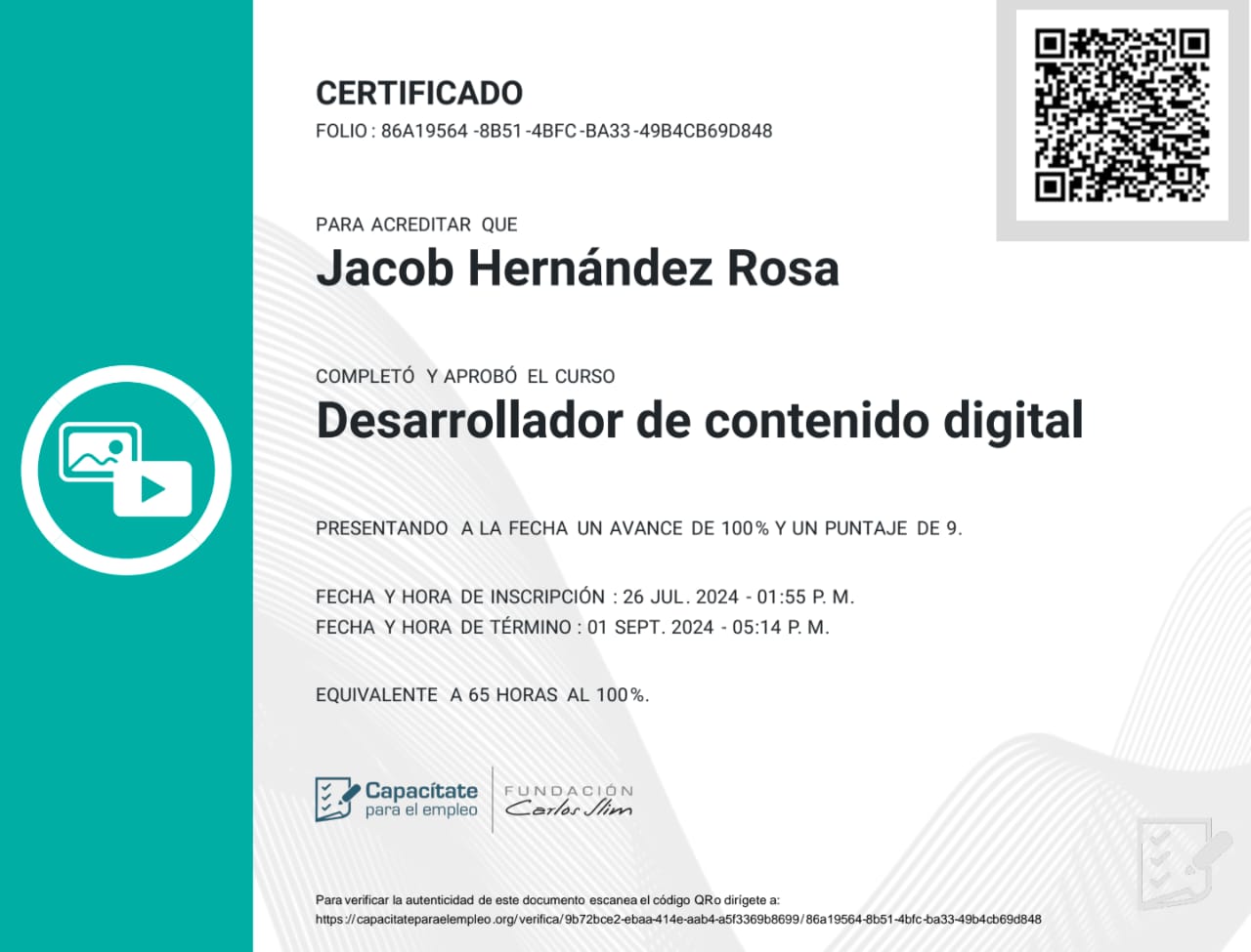 Desarrollador de contenido digital